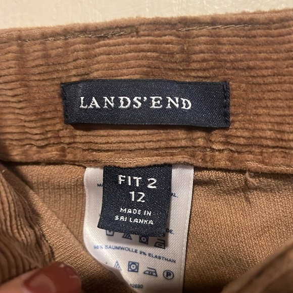 Land’s End Caramel Corduroy Flare Pant - Picture 3 of 5